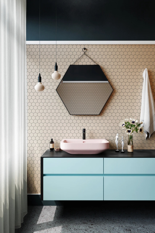 Мозаїка керамічна Kotto Ceramica HEXAGON H 6018 Biege Smoke 295 х 295 х 9