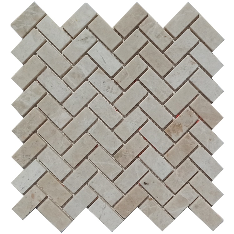 Мозаїка з мармуру Матова МКР-5СВ (47x23) Victoria Beige MB