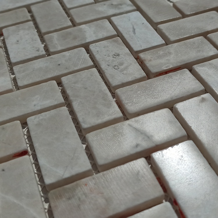 Мозаїка з мармуру Матова МКР-5СВ (47x23) Victoria Beige MB