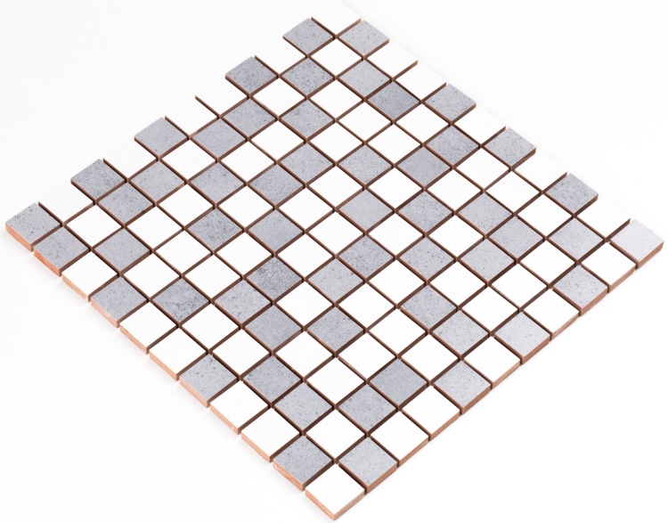 Мозаика керамическая Kotto Ceramica СМ 3030 C2 gray/white 300 х 300 х 8 ( 25 х 25 )