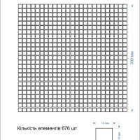Мозаїка керамічна Kotto Ceramica GM 410021 C Viola d 300 х 300 х 4 ( 10 х 10 )
