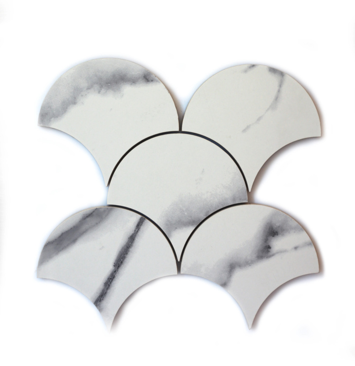 Декор Kotto Ceramica Scales CM 3116 SC Calacatta Mat ( d 147 mm )