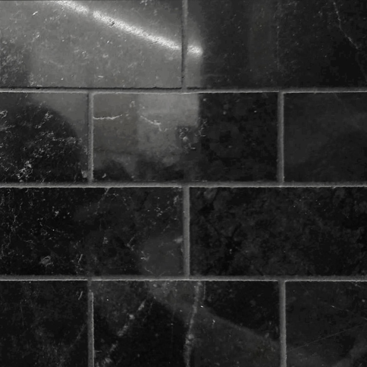 Мозаїка з чорного мармуру полірована 298