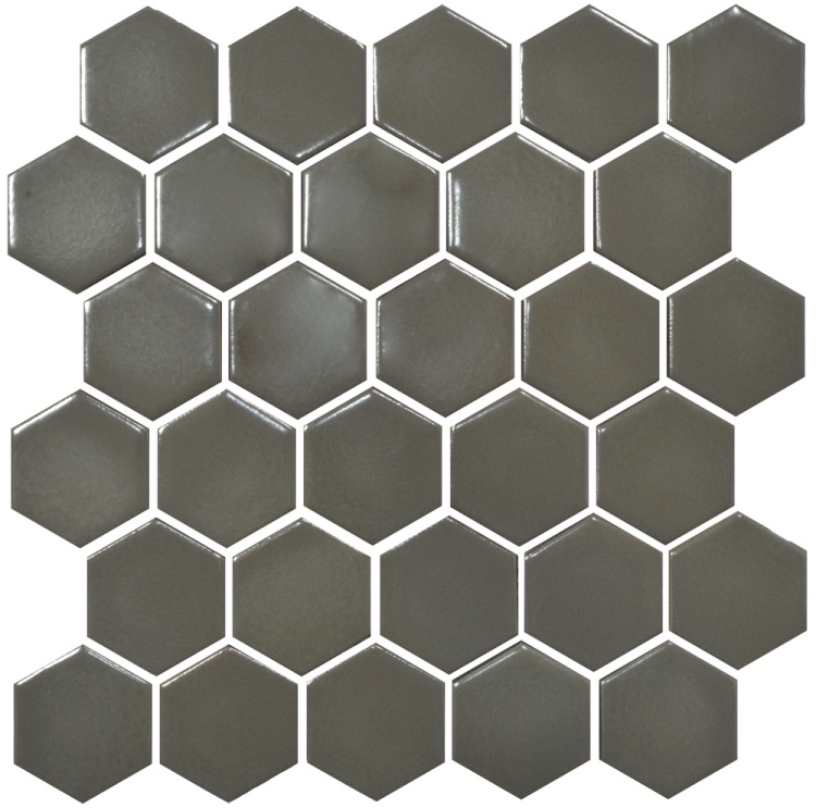 Мозаїка керамічна Kotto Ceramica HEXAGON H 6020 Dark Grey 295 х 295 х 9