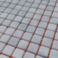 Мозаїка з мармуру Матова МКР-4СВ (15x15) White BI