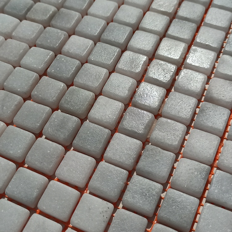 Мозаїка з мармуру Матова МКР-4СВ (15x15) White BI