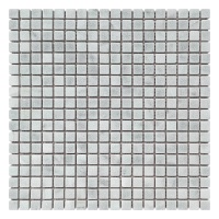 Мозаїка з мармуру Матова МКР-4СВ (15x15) White BI