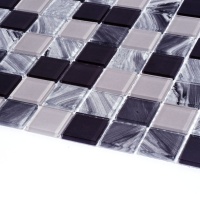 Мозаїка скляна Kotto Ceramica GMP 0425004 С3 print 3/grey nd/grey nw 300 x 300 х 4 ( 25 х 25 )
