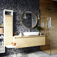 Мозаїка скляна Kotto Ceramica GMP 0425004 С3 print 3/grey nd/grey nw 300 x 300 х 4 ( 25 х 25 )