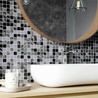 Мозаїка скляна Kotto Ceramica GMP 0425004 С3 print 3/grey nd/grey nw 300 x 300 х 4 ( 25 х 25 )