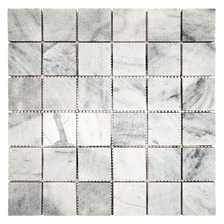 Мозаика из мрамора Матовая МКР-3СН (47x47) White Mix