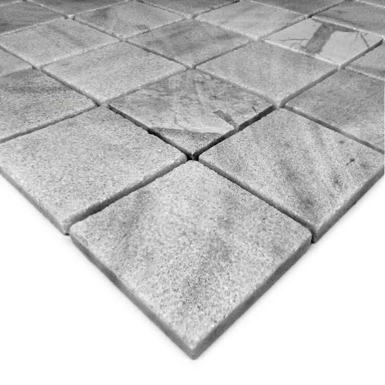 Мозаика из мрамора Матовая МКР-3СН (47x47) White Mix