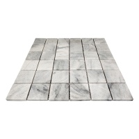 Мозаика из мрамора Матовая МКР-3СН (47x47) White Mix Мозаика из мрамора Матовая МКР-3СН (47x47) White Mix