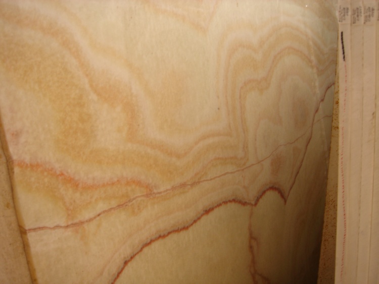 ONYX Yellow &amp; Red, Слеб онікса (сляб) 20мм