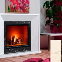 Портал для каміна Bravo Ріо Botticino + Emperador Dark мармур бежевий/коричневий прямий Портал для каміна Bravo Ріо Botticino + Emperador Dark мармур бежевий/коричневий прямий