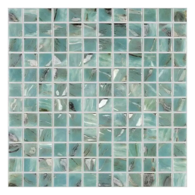 Мозаика Vidrepur 7103 Oasis Turquoise Malla 25X25