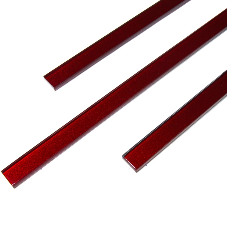 Фриз скляний Kotto Ceramica GF 501503 red silver 15 х 500 х 8