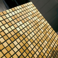 Мозаика Dune 185686 Metalic Gold 30.1*30.1 золотистая Мозаика Dune 185686 Metalic Gold 30.1*30.1 золотистая