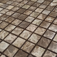 Мозаїка з мармуру Матова МКР-4СН (15x15) Emperador Light