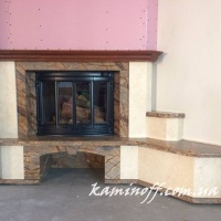 Портал для камина Bravo Парма Браун Bidasar Brown + Giallo Atlantide мрамор бежевый/коричневый прямой Портал для камина Bravo Парма Браун Bidasar Brown + Giallo Atlantide мрамор бежевый/коричневый прямой