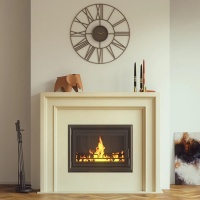 Портал для каміна Bravo Ліон Volakas мармур білий кутовий