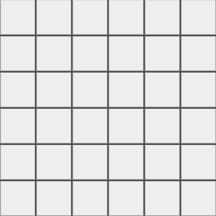 Мозаїка керамічна Kotto Ceramica QUADRATE Q 6024 White 300x300x9 (48x48)