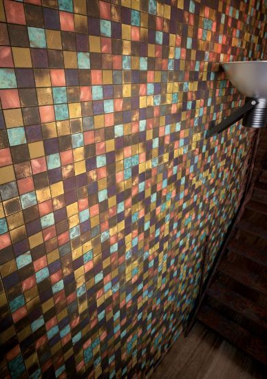 Мозаика Dune Bronzo 29.8*29.8 медные оттенки