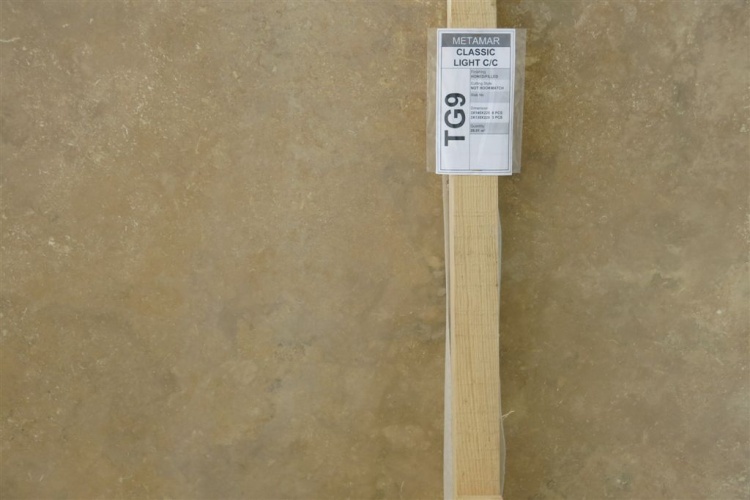 Travertine Classic Filled CC, Слэб травертина (сляб) 30мм