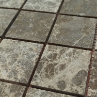 Мозаика из мрамора Матовая МКР-3СН (47x47) Emperador Light Мозаика из мрамора Матовая МКР-3СН (47x47) Emperador Light