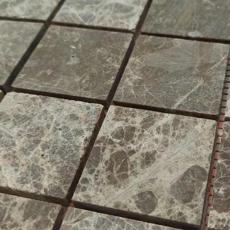 Мозаика из мрамора Матовая МКР-3СН (47x47) Emperador Light