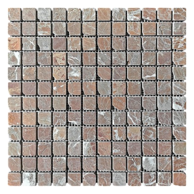 Мозаїка з мармуру Матова МКР-2СВА (23x23) Terracotta Mix