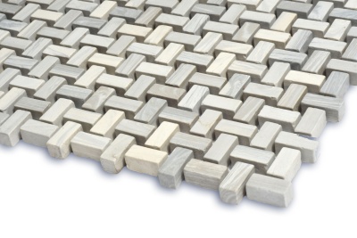 Мозаїка з керамограніту Kotto Ceramica MI7 10200402C Grigio Freddo 300 x 300 х 10 (прямокутник 10 x 20)