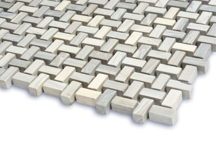 Мозаїка з керамограніту Kotto Ceramica MI7 10200402C Grigio Freddo 300 x 300 х 10 (прямокутник 10 x 20)