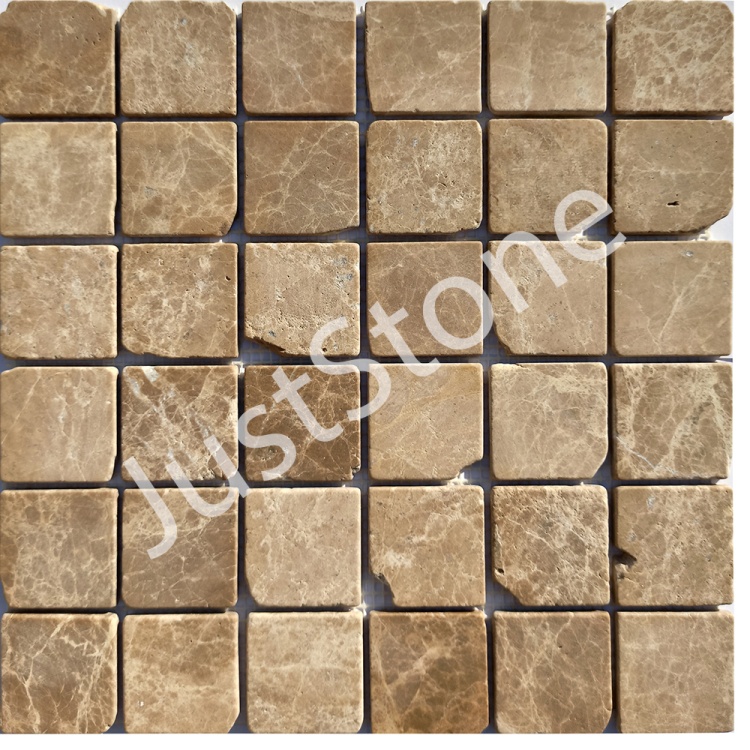 Мозаїка з мармуру Матова МКР-3СВА (47x47) Emperador Light