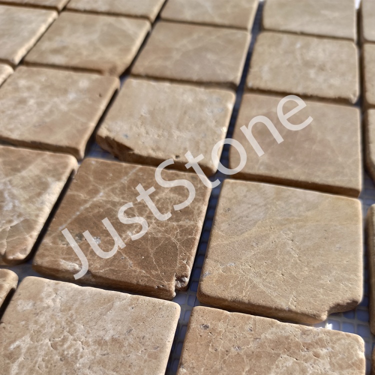 Мозаїка з мармуру Матова МКР-3СВА (47x47) Emperador Light