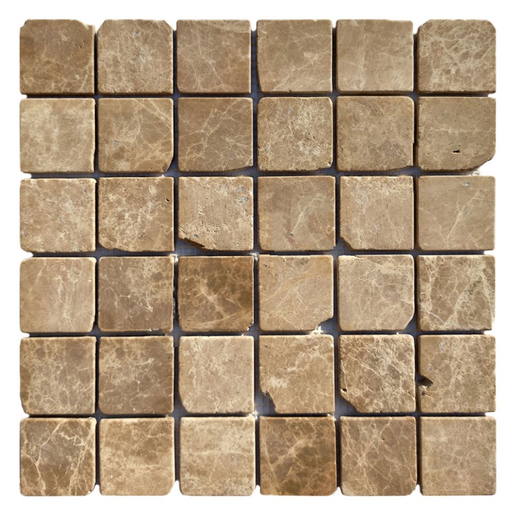 Мозаїка з мармуру Матова МКР-3СВА (47x47) Emperador Light