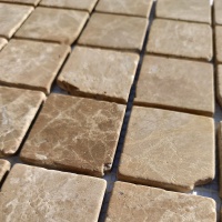 Мозаїка з мармуру Матова МКР-3СВА (47x47) Emperador Light Мозаїка з мармуру Матова МКР-3СВА (47x47) Emperador Light