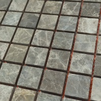 Мозаика из мрамора Матовая МКР-2СН (23x23) Emperador Light