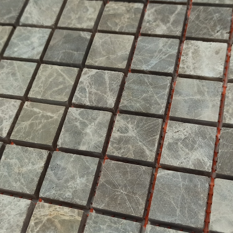 Мозаика из мрамора Матовая МКР-2СН (23x23) Emperador Light