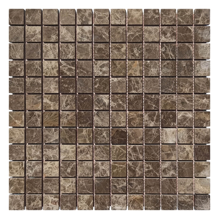 Мозаика из мрамора Матовая МКР-2СН (23x23) Emperador Light