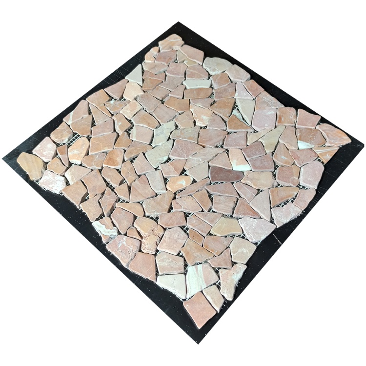 Мозаика из мрамораМатовая МКР-ХСВ (хаотичная) Terracotta Mix