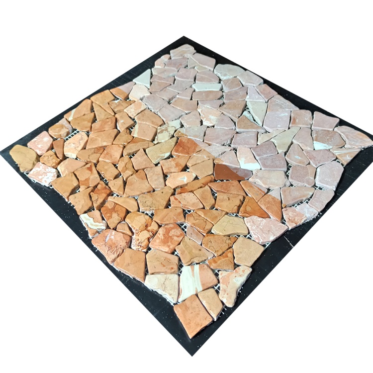 Мозаика из мрамораМатовая МКР-ХСВ (хаотичная) Terracotta Mix