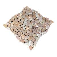 Мозаика из мрамораМатовая МКР-ХСВ (хаотичная) Terracotta Mix