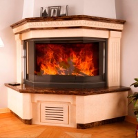 Портал для камина Bravo Люблин Giallo Atlantide + Emperador Dark мрамор бежевый/коричневый прямой n1 Портал для камина Bravo Люблин Giallo Atlantide + Emperador Dark мрамор бежевый/коричневый прямой n1