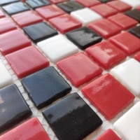 Мозаїка зі скла AquaMo MX25-1/05/09/21 25x25x4 (317x317) мм глянцева на сітці