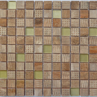 Декоративна мозаїка Kotto Ceramica СМ 3040 С2 Brown/Gold 300 х 300 х 9 ( 25 х 25 ) Декоративна мозаїка Kotto Ceramica СМ 3040 С2 Brown/Gold 300 х 300 х 9 ( 25 х 25 )