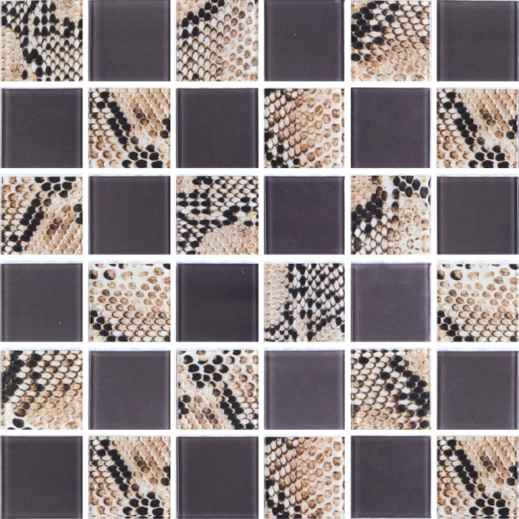 Мозаїка скляна Kotto Ceramica GMP 0848038 С2 print 38/ral 7039 300 x 300 х 8 ( 48 х 48 )