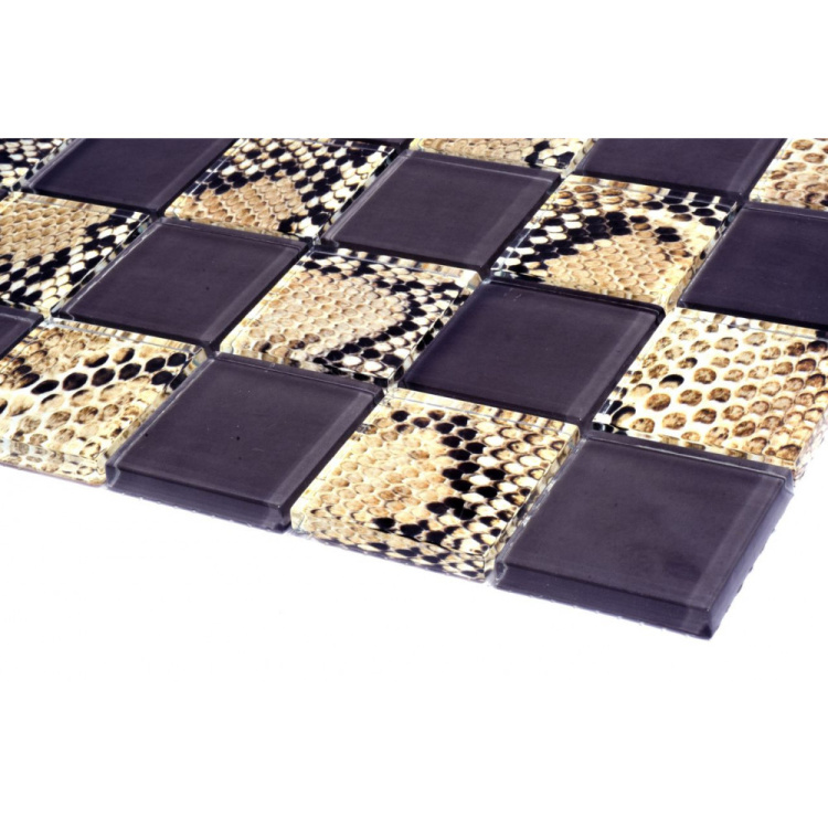 Мозаїка скляна Kotto Ceramica GMP 0848038 С2 print 38/ral 7039 300 x 300 х 8 ( 48 х 48 )