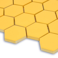 Мозаїка керамічна Kotto Ceramica HEXAGON H 6025 Dark Yellow 295 х 295 х 9