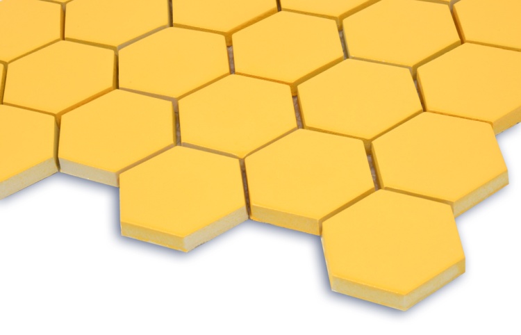 Мозаїка керамічна Kotto Ceramica HEXAGON H 6025 Dark Yellow 295 х 295 х 9